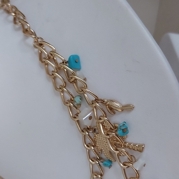 Tropical Multi Strand Statement Necklace - Picture 4 of 5